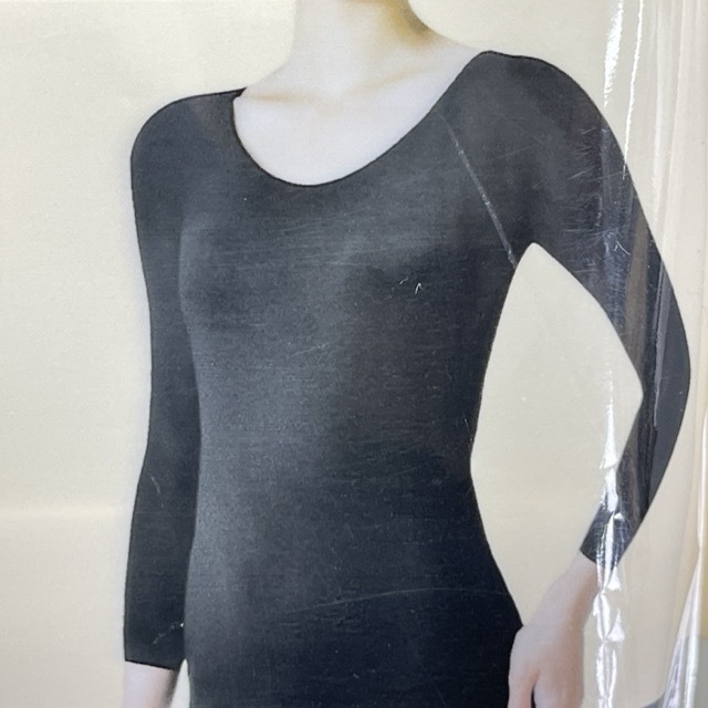 送料無料 Triumph トリンプ あったかインナー 2枚組 Lサイズ レディース 肌着 ブラック モカ 580450 /511257 在★7拍卖