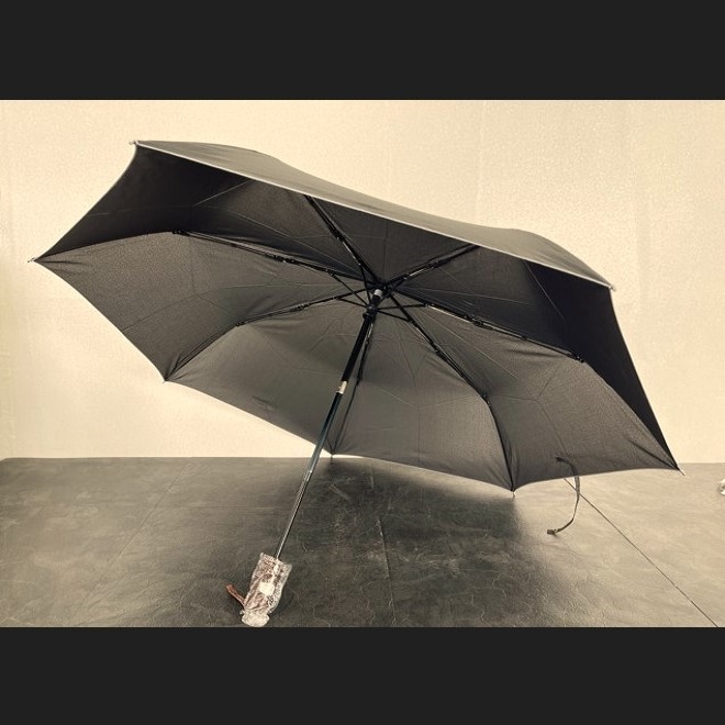折り畳み傘 【未使用保管品】KENSHOABE HOMME OAB-50AM 自動開閉傘 大きいサイズ 軽量 60センチ ブラック 折りたたみ/511482在★7拍卖