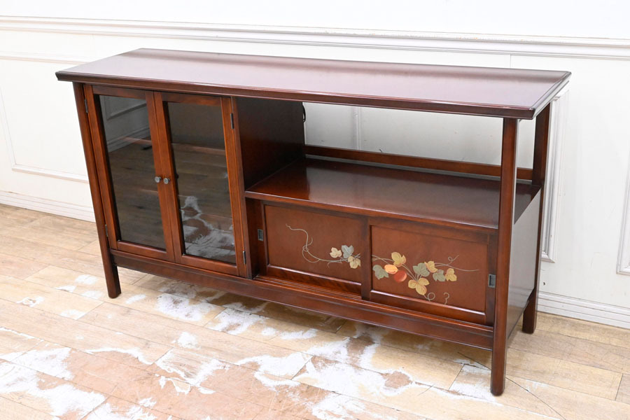 FX25 国内最高峰 モリシゲ 照明付き サイドボード 飾棚 コレクションボード ローボード リビングボード テレビ台拍卖