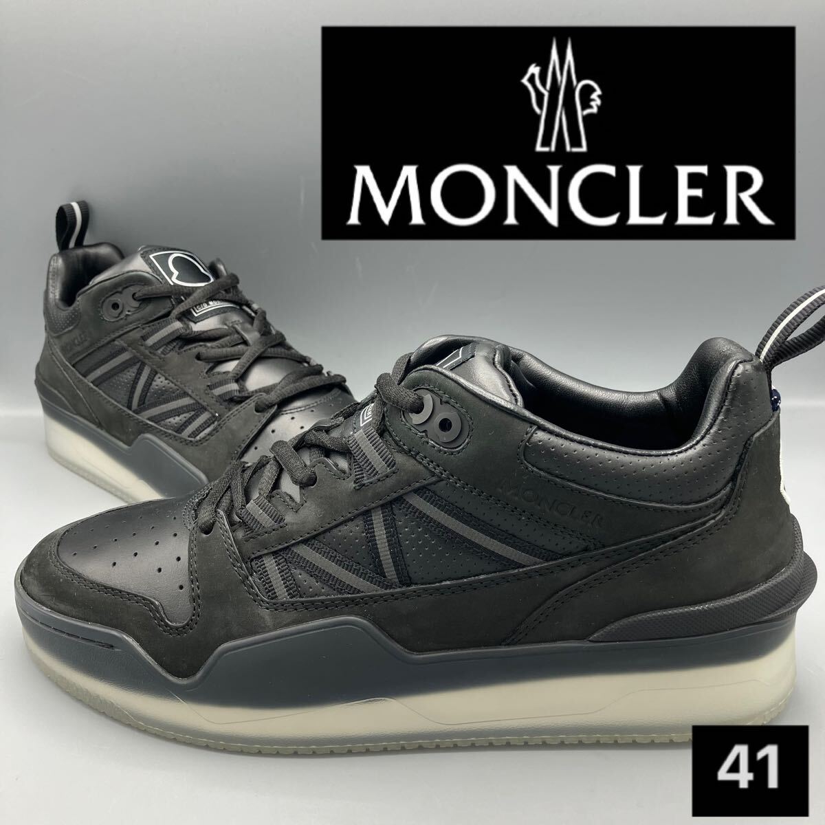 ◆未使用 jp26.0 41.0 モンクレール スニーカー ピボット ロートップ拍卖