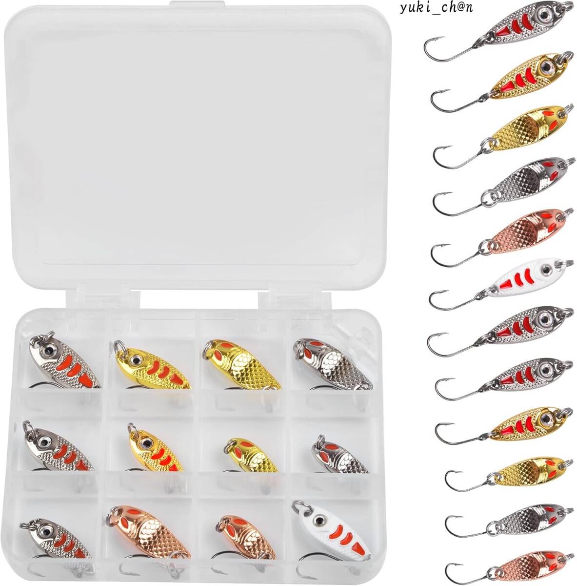 ルアーセット 釣り スプーン トラウト 渓流 ルアー スプーン 2g 2.5 3g 5g 亜鉛合金 ブレード 釣り 管釣り 渓流 ルアー拍卖