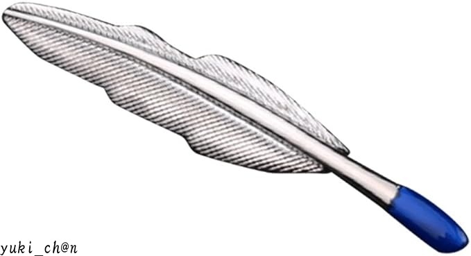 ネクタイピン おもしろ 羽ペン 羽 タイピン マルチクリップ おしゃれ アクセサリー プレゼント拍卖