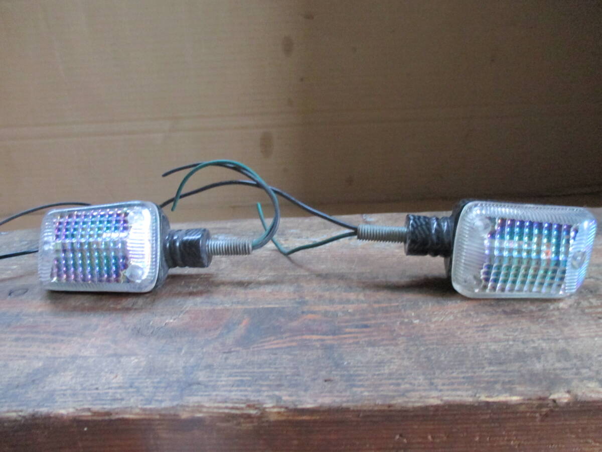 カーボン×クリア ミニウインカー 2個セット 汎用品 拍卖