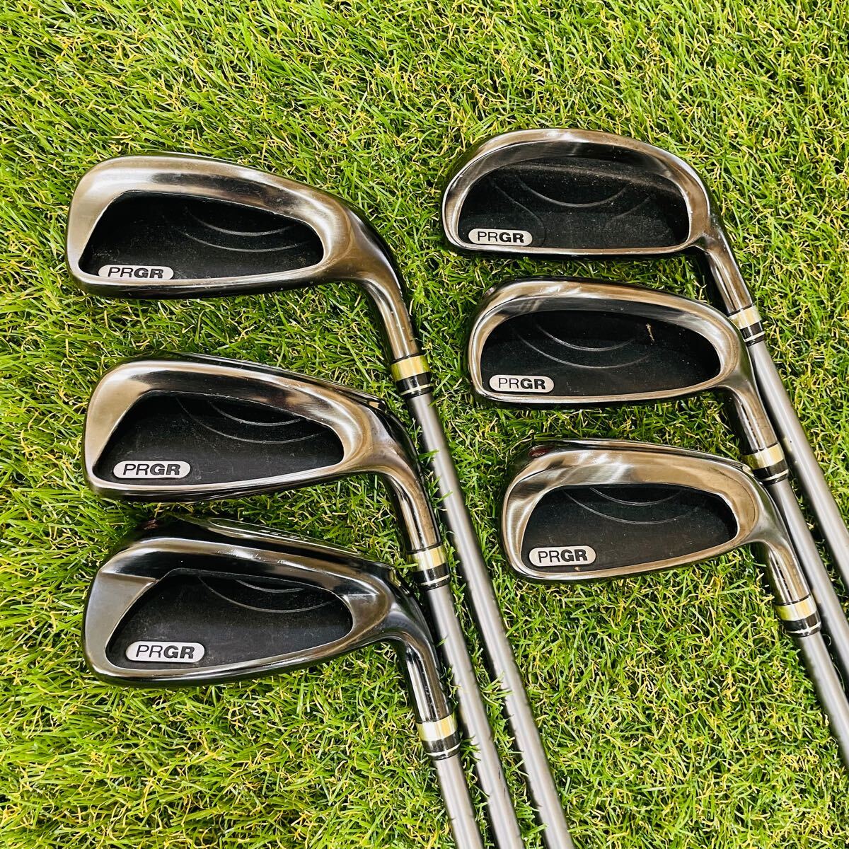 PRGR プロギア egg 2011年モデル アイアンセット オリジナルカーボン M-37(R)男性用 右利き拍卖