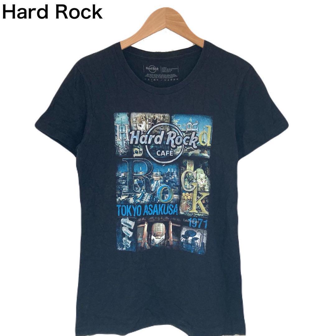 HARD ROCK COFFEE Tシャツ レディース 浅草 東京 半袖 雷門拍卖