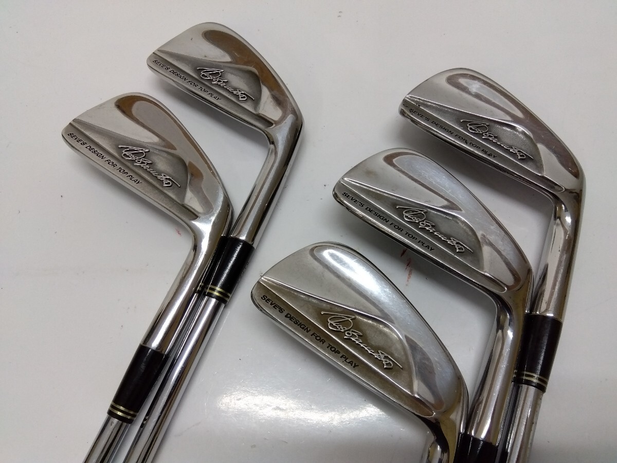 MIZUNO アイアン5本セット(3-7) flex:R メンズ右 オリジナルスチールシャフト ミズノ シリアルナンバーあり010AR拍卖