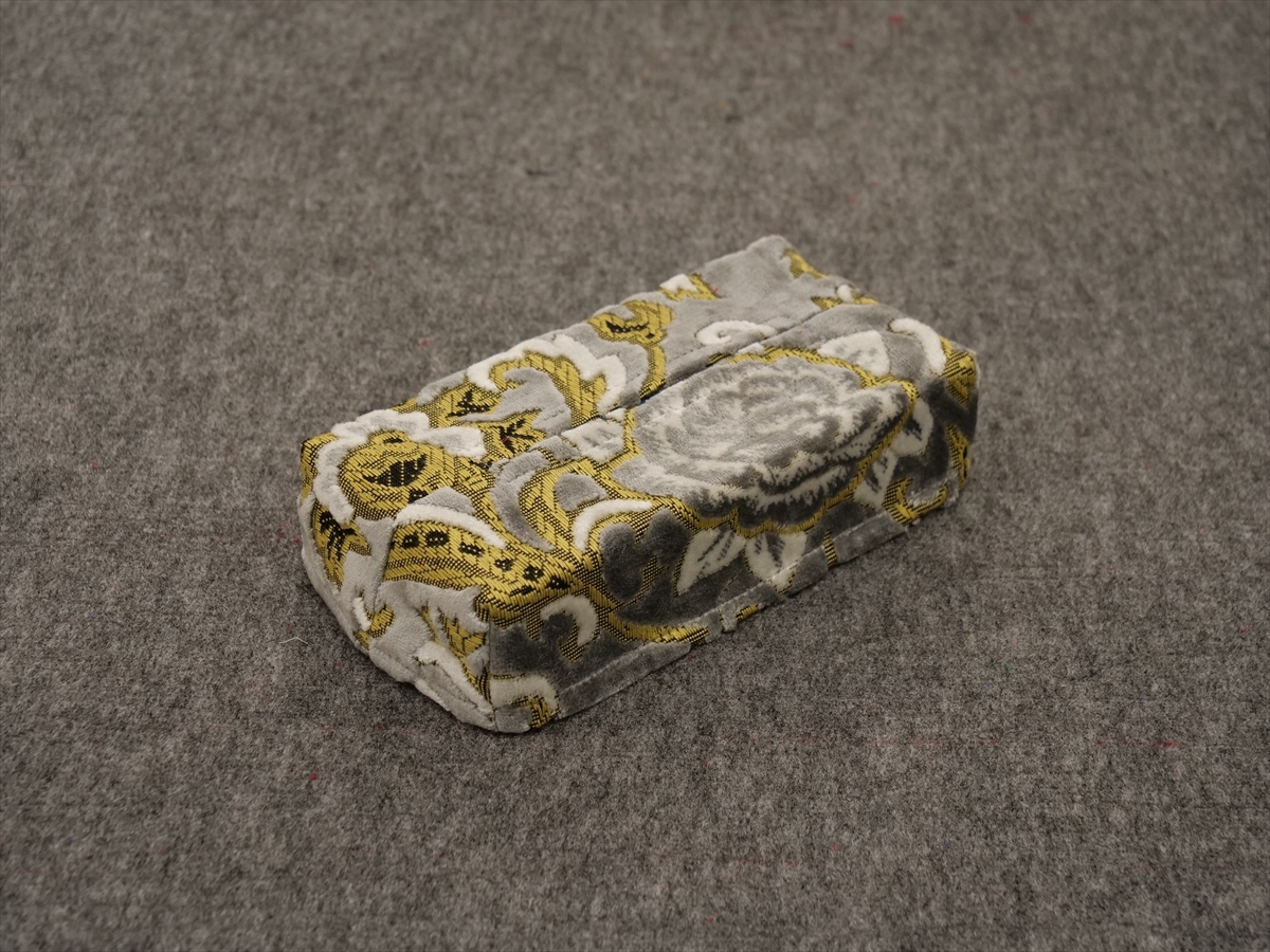 ティッシュケース モンブランローズ グレー ティッシュカバー拍卖