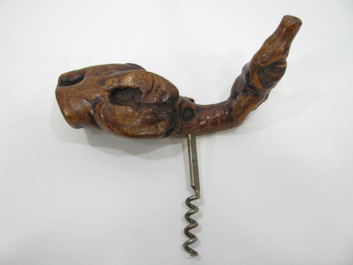 ★ビンテージ★LAURENT SIRET ローラン・シレ Grape Vine Corkscrew ワインオープナー 葡萄の木 ROCHEFORT S/L FRANCE拍卖
