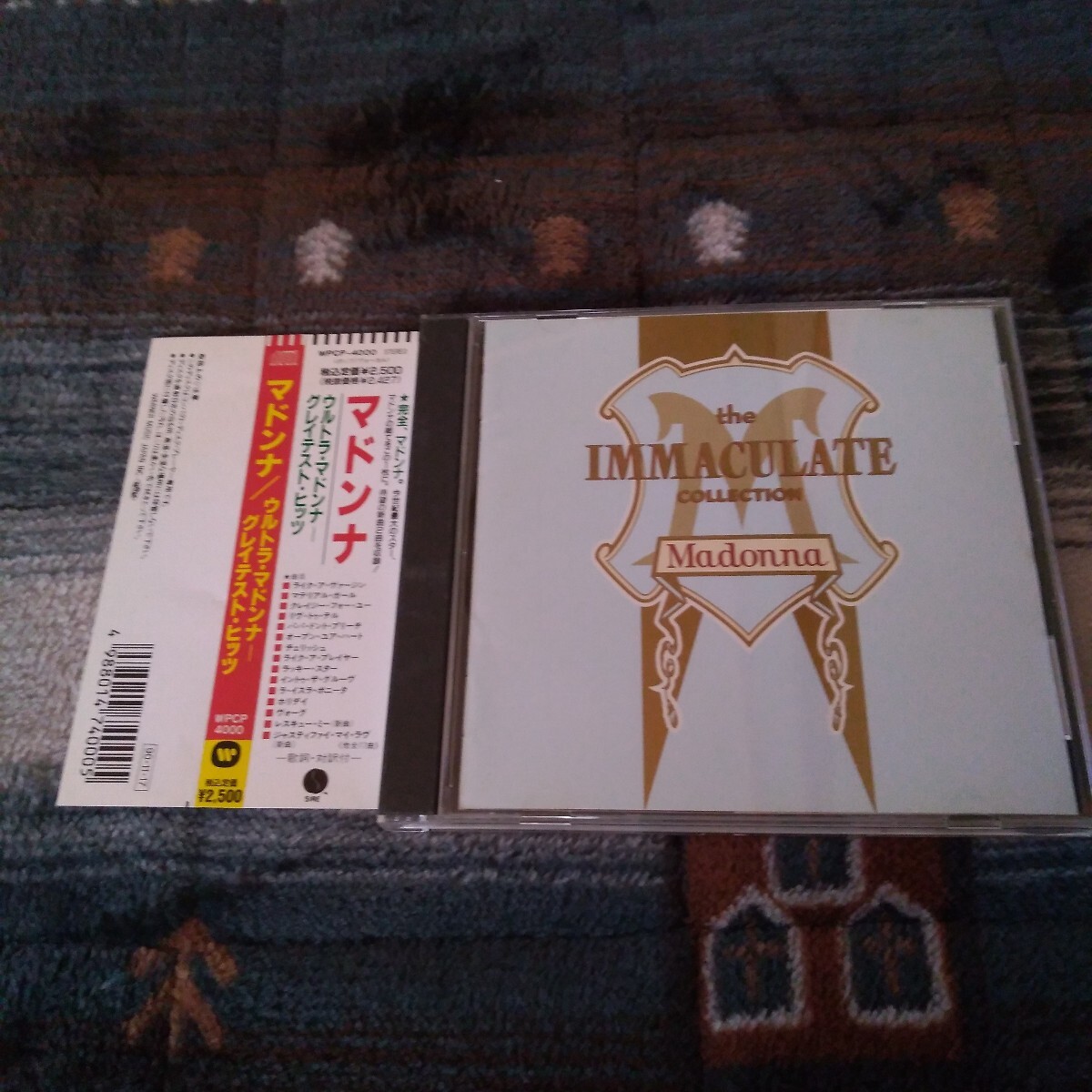国内盤 CD マドンナ『ウルトラ・マドンナ グレイテスト・ヒッツ』帯つき WPCP-4000 1990年発売盤 Madonna The Immaculate Collection拍卖