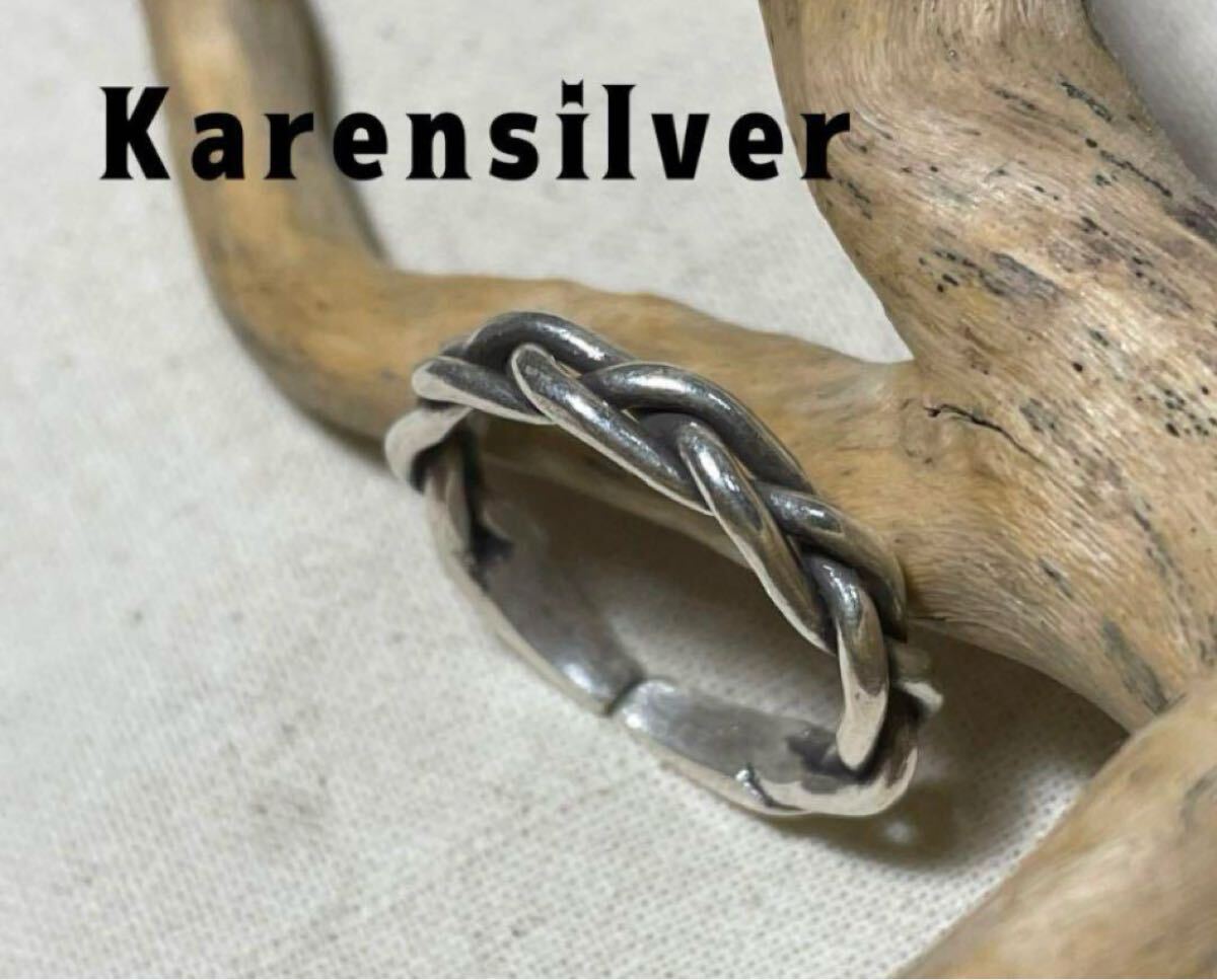 ハンドメイド手作りノット 鎖 和 輪 結びねじり 三つ編みカレンシルバーレ1z6 232レニT024B拍卖