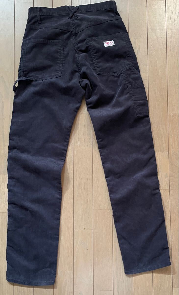 COEN SMITH'S ブラック テーパード コーデュロイ ペインター ワーク パンツ クロップド コットン コール天 コーエン スミス拍卖