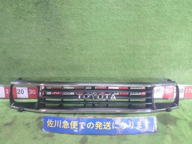 トヨタ 70系 70プラド SXワイド KZJ78W 純正 フロントグリル 53111-60070 再塗装品 上側取付破損有り 飛石傷・塗装剥げ有り 現状販売 中古拍卖