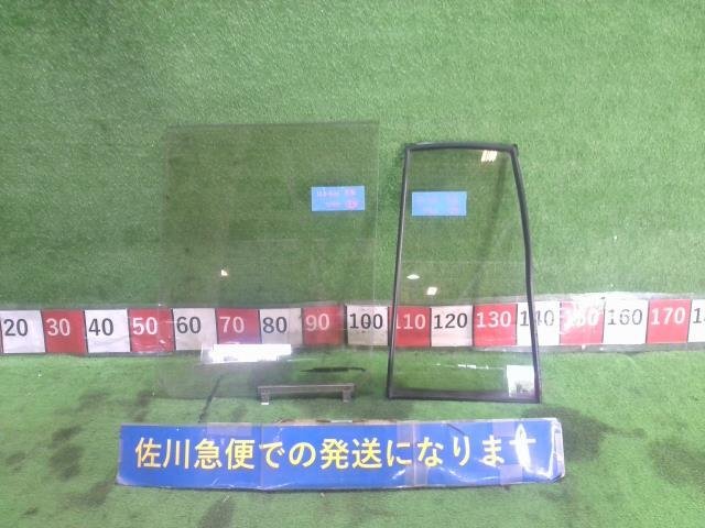 トヨタ 70系 70プラド EXワイド KZJ78W 左 リア ドア ガラス P/Wガラス・固定窓セット セーフティM468/M368 擦り傷・フィルム跡有り拍卖