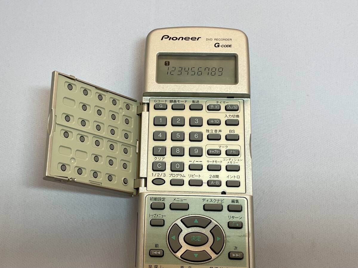 【中古・美品/動作確認済】★Pioneer/パイオニア:DVDレコーダー用リモコン(VXX2621)★拍卖