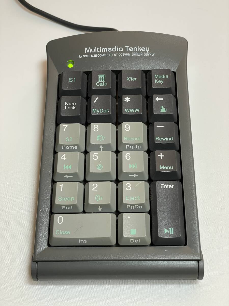 【中古・美品・希少/動作確認済】★マルチメディアテンキー(SANWA SUPPLY:NT-DOSVMM)★拍卖