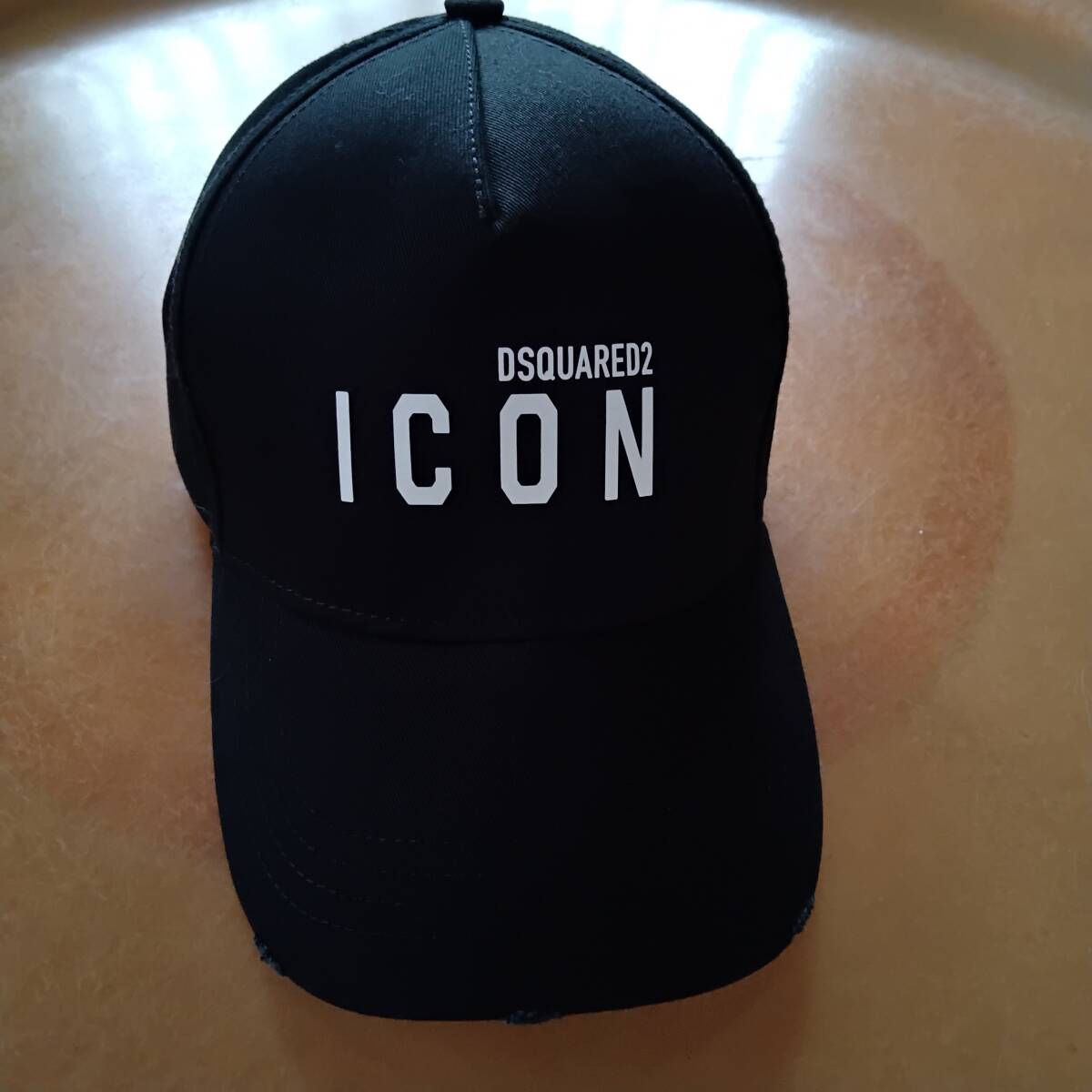 最終プライス 未使用 DSQUARED2 ディースクエアード ICON コットン100% B/Bキャップ 帽子 メンズ レディース ブラック拍卖
