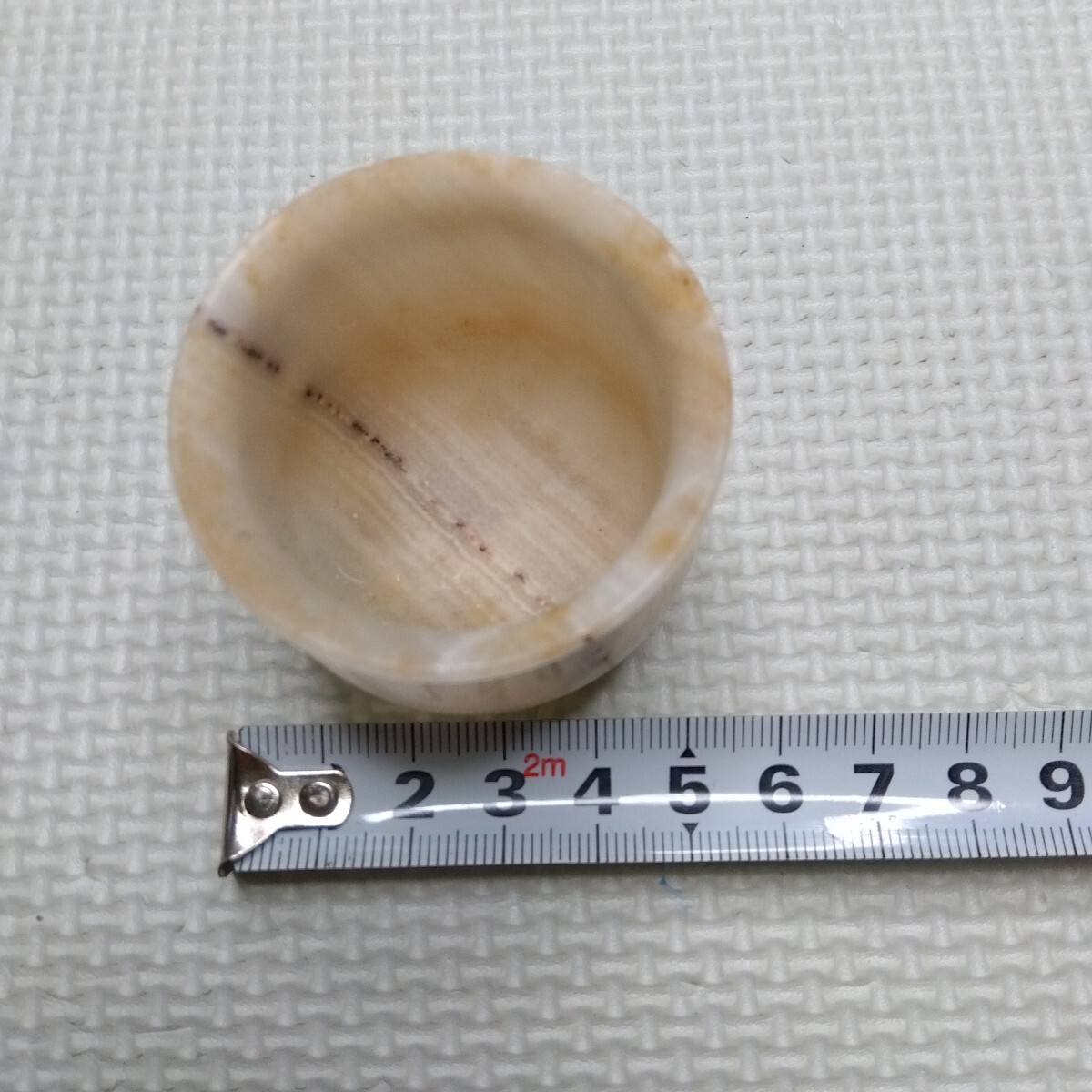 鉱物 ぐい呑み おちょこ 小物入れ 白 パワーストーン ミネラル 石 天然石 器拍卖