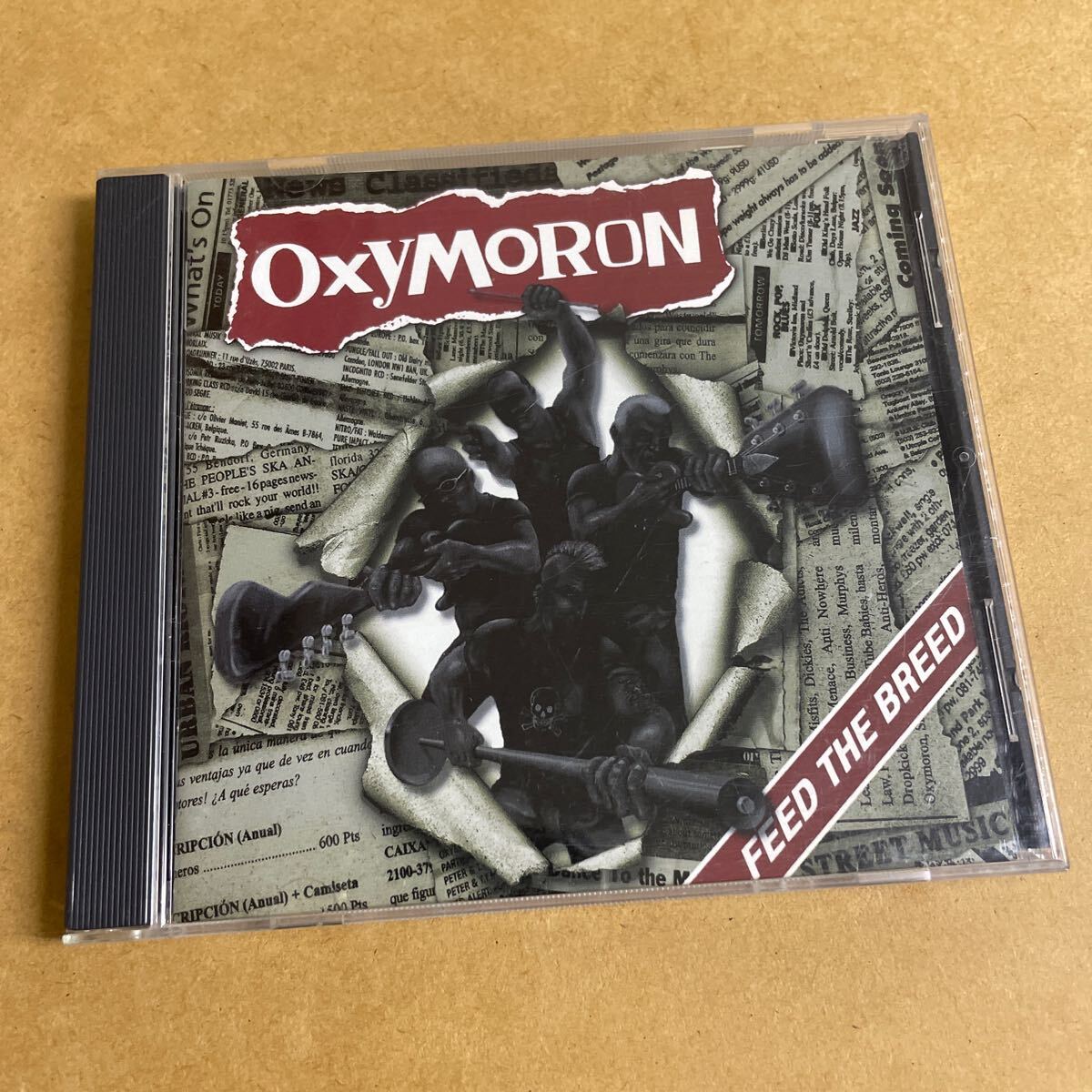 OXYMORON/Feed The Breed 国内盤 オキシモロン ドイツOi!/SKINS/STREET PUNK スキンズ ストリート パンク 検)blitz,cockney rejects,rancid拍卖