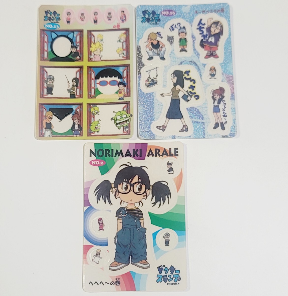 《当時物》ドクタースランプ アラレちゃん シールダス 3種 バンダイ 1998年 / カード拍卖