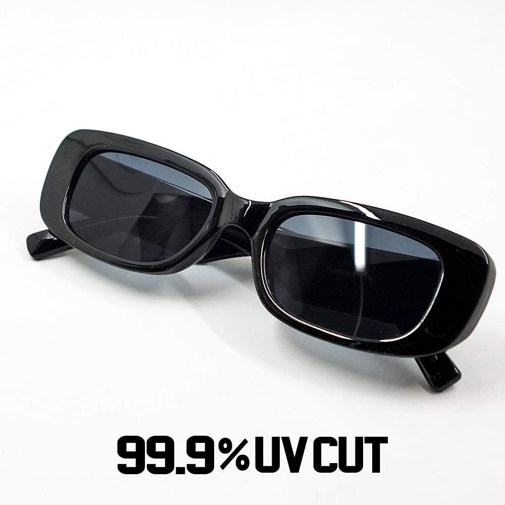 サングラス メンズ おしゃれ スクエア UVカット 新品 ブラック 黒 カートコバーン拍卖