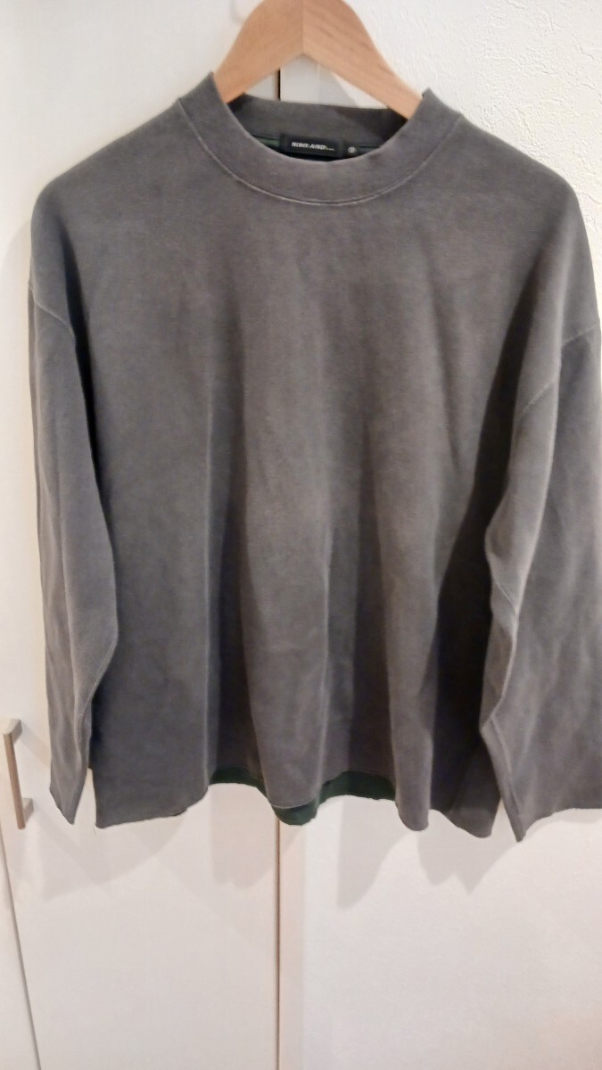 NIKO AND ... グレー 長袖Tシャツ メンズ拍卖