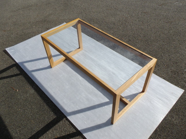 直接引取可能 モデル展示品 ガラステーブル W900 テーブル ローテーブル 栃木県 県北拍卖