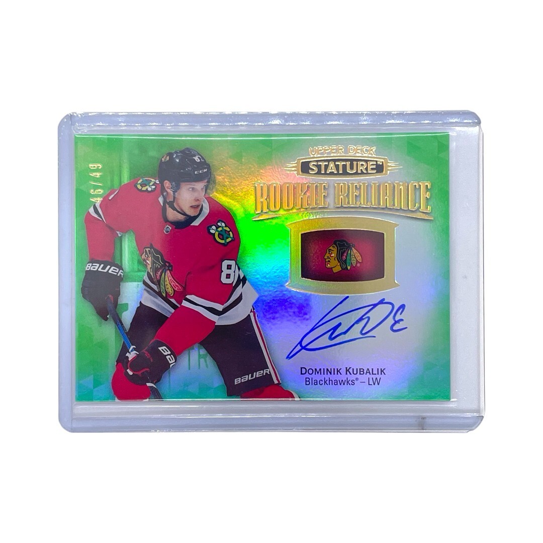 UPPER DECK NHLカード STATURE DOMINIK KUBALIK BLACKHAWKS 46/49 #RR-16 中古 3拍卖