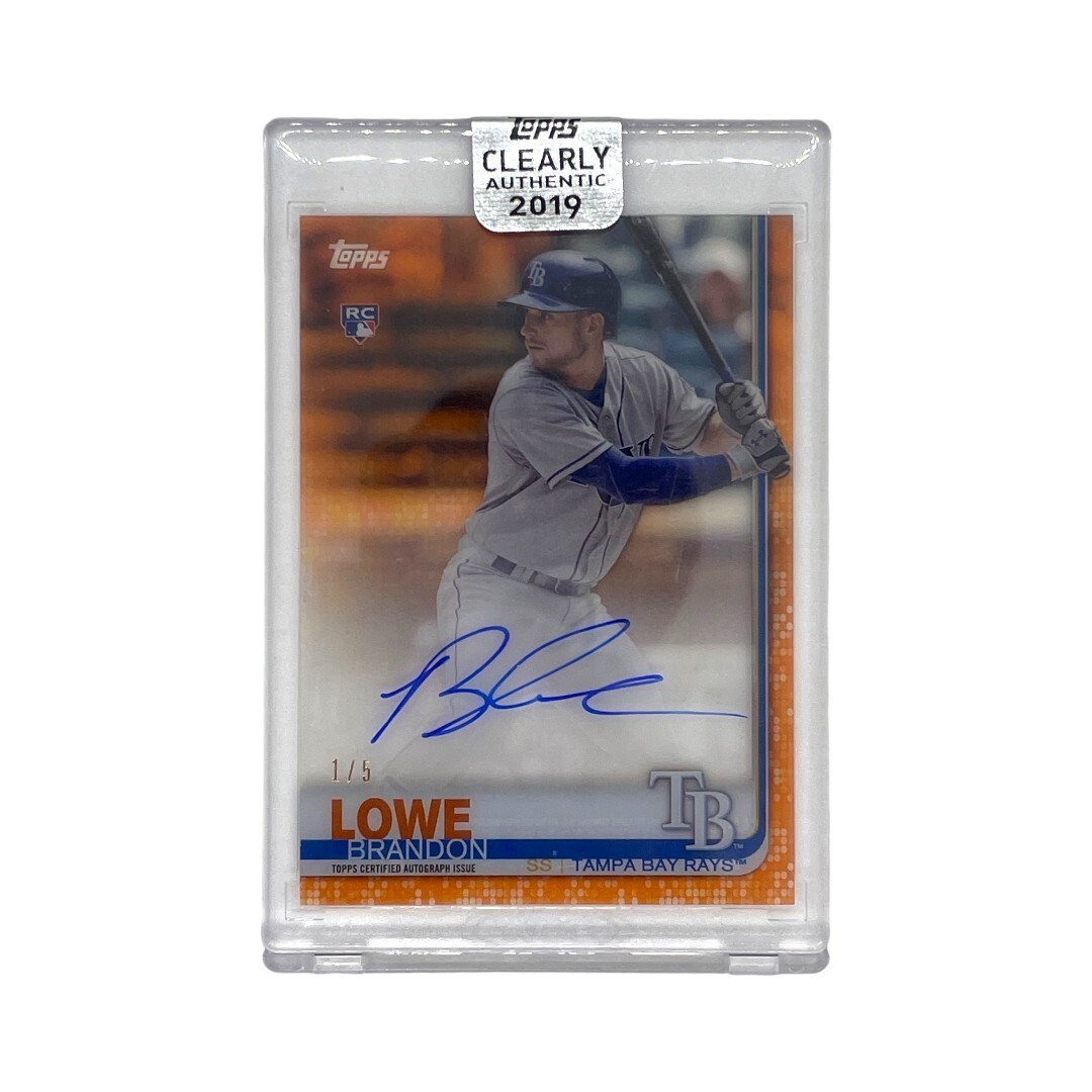 TOPPS MLBカード CLEARLY AUTHENTIC BRANDON LOWE 1/5 #CAA-BL 中古 3拍卖