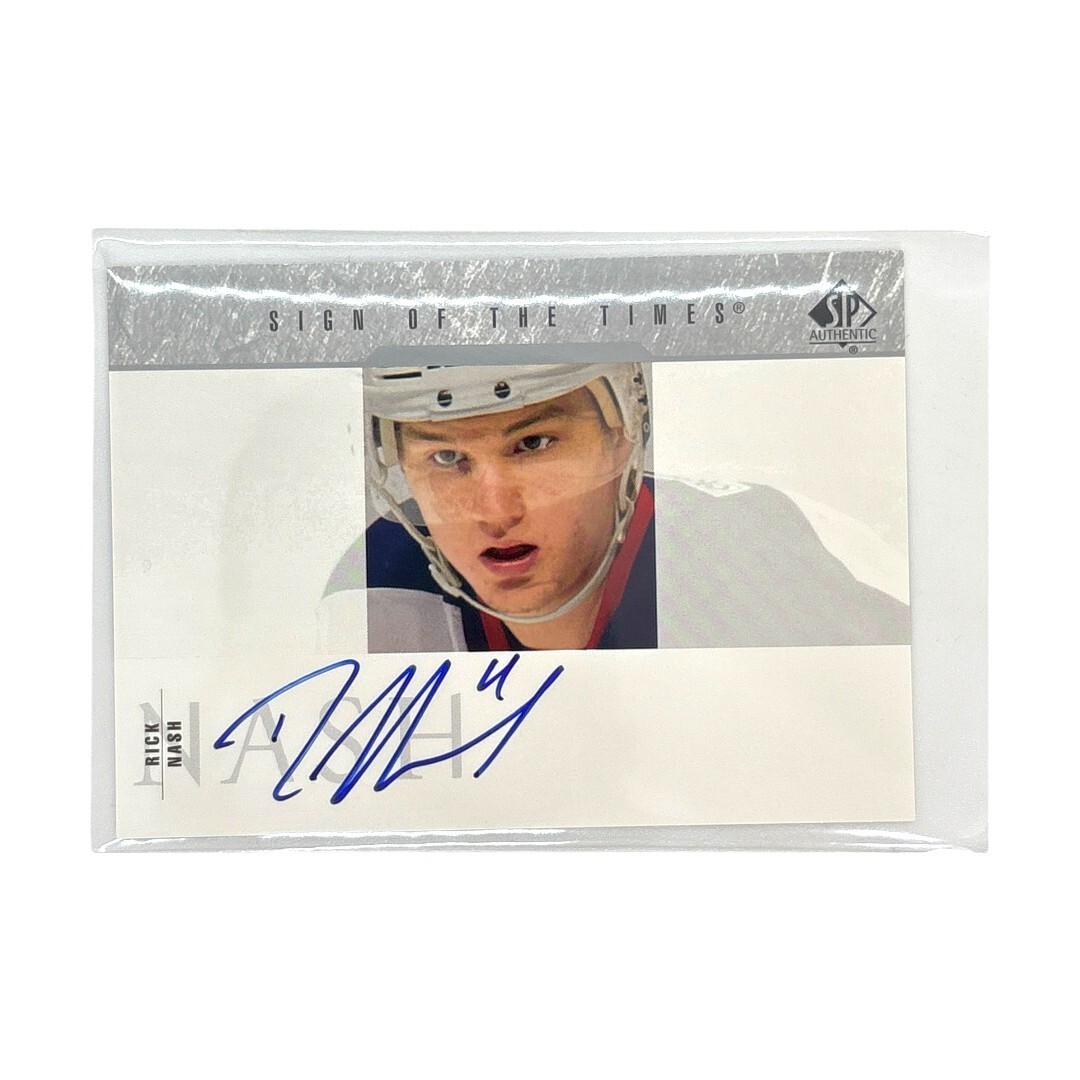 UPPER DECK NHLカード SP AUTHENTIC RICK NASH BLUE JACKETS #SOT-RN 中古 IT1拍卖