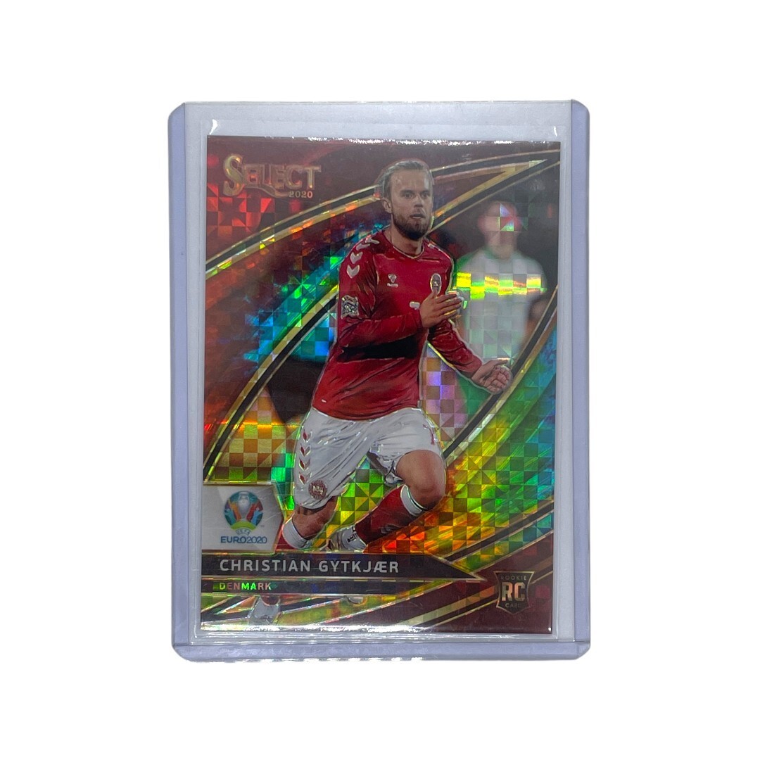 PANINI サッカーカード SELECT UEFA EURO PRIZM TIE DYE FIELD LEVEL CHRISTIAN GYTKJAER DENMARK 18/25 #274 中古 3拍卖