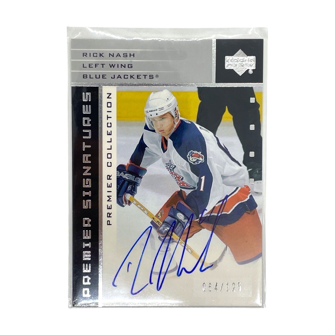 UPPER DECK NHLカード PREMIER COLLECTION RICK NASH BLUE JACKETS 064/125 #S-NA 中古 3拍卖