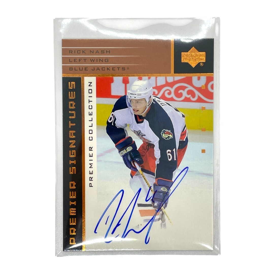 UPPER DECK NHLカード PREMIER COLLECTION RICK NASH BLUE JACKETS #S-RN 中古 3拍卖