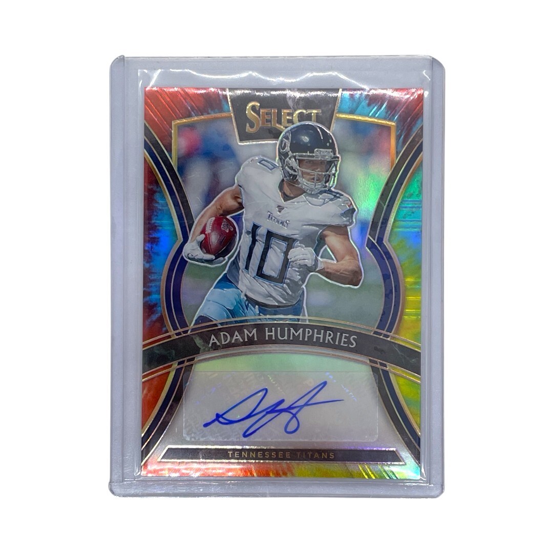 PANINI NFLカード SELECT PRIZM TIE DYE ADAM HUMPHRIES TENNESSEE TITANS 15/25 #SP-AH 中古 3拍卖