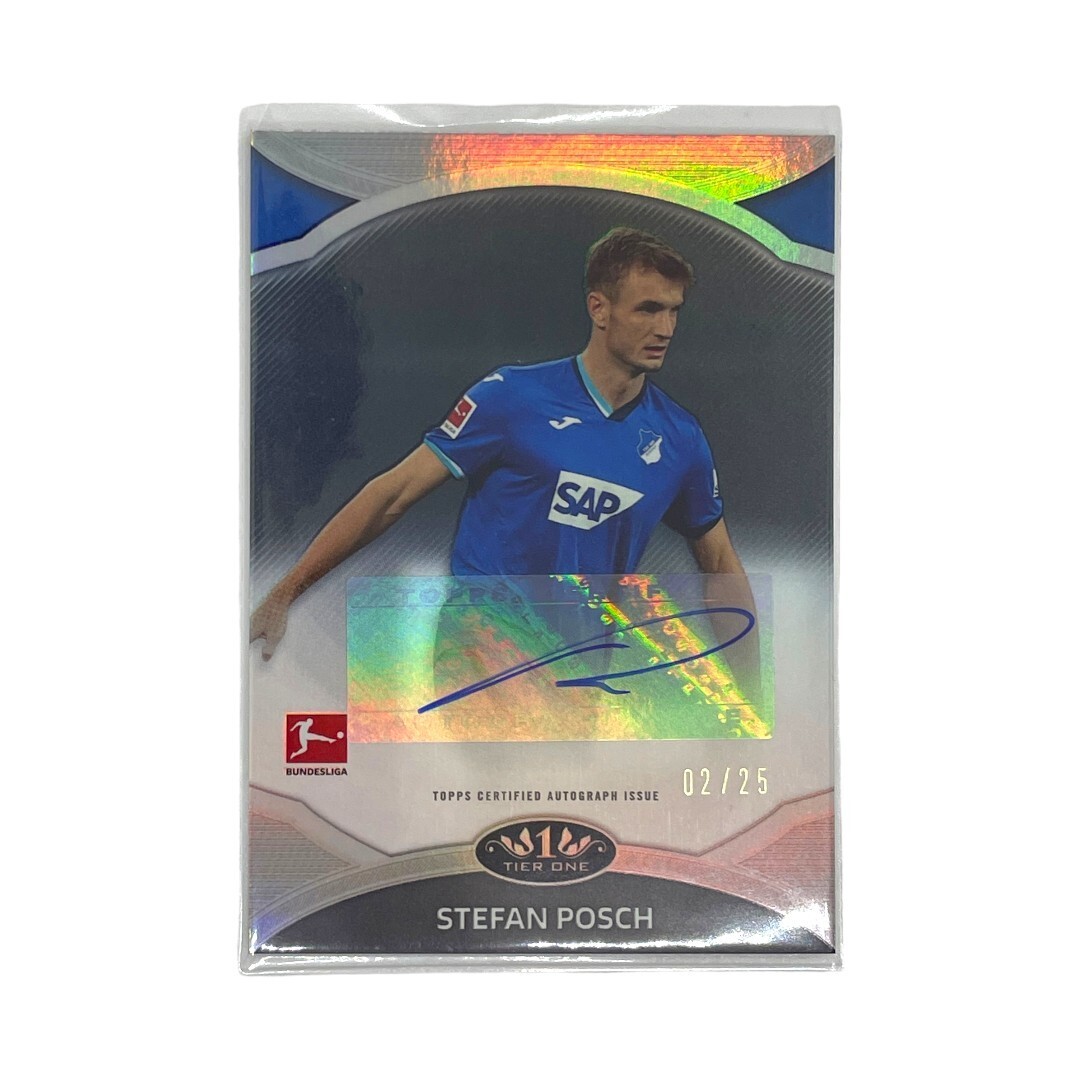 TOPPS サッカーカード TIER ONE STEFAN POSCH HOFFENHEIM 02/25 #PP-SP 中古 3拍卖