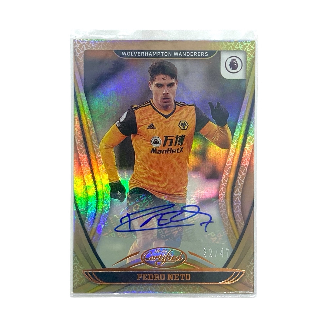 PANINI サッカーカード CHRONICLES CERTIFIED PEDRO NETO WOLVERHAMPTON WANDERERS 22/47 #30 中古 3拍卖