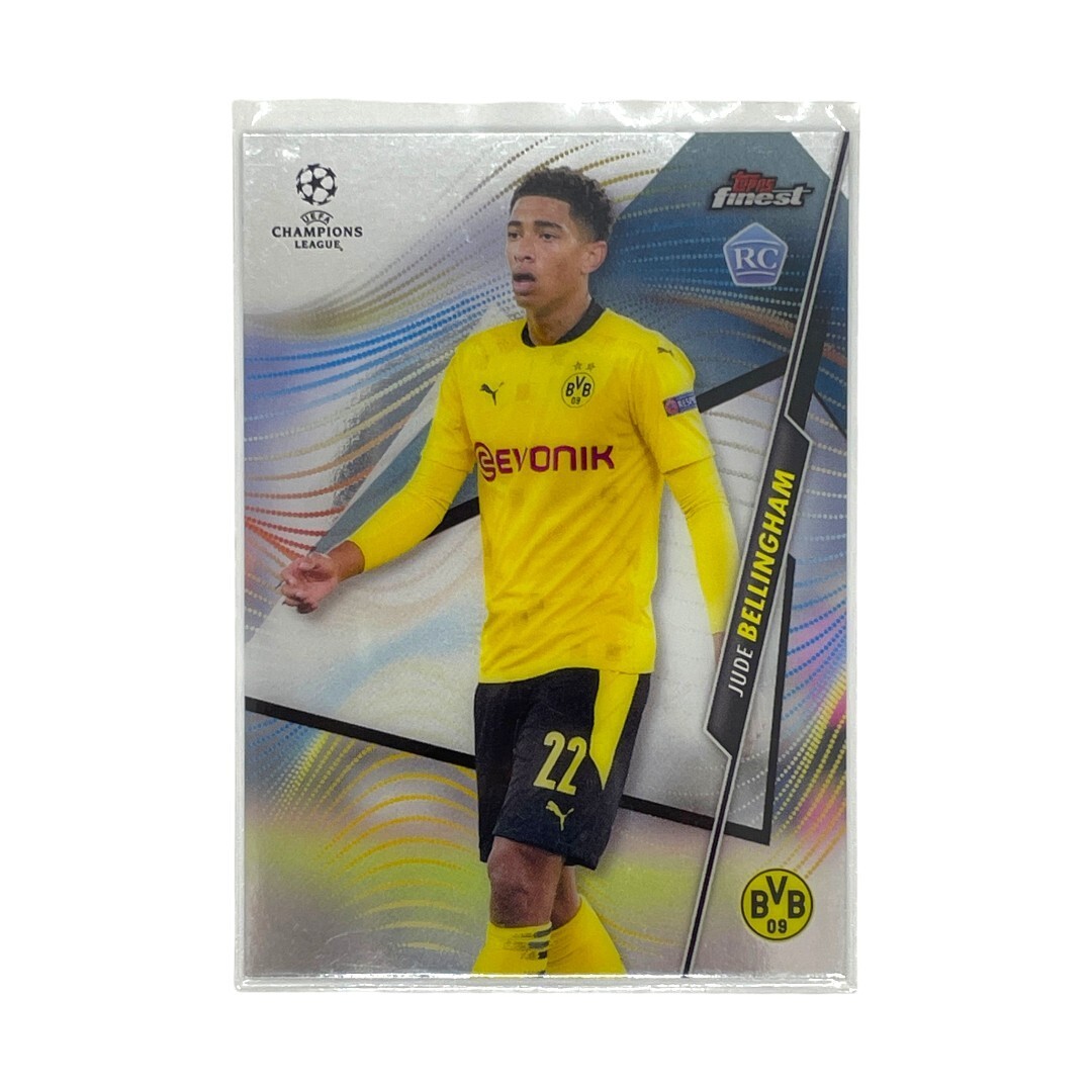 TOPPS サッカーカード FINEST JUDE BELLINGHAM BORUSSIA DORTMUND #6 中古 3拍卖