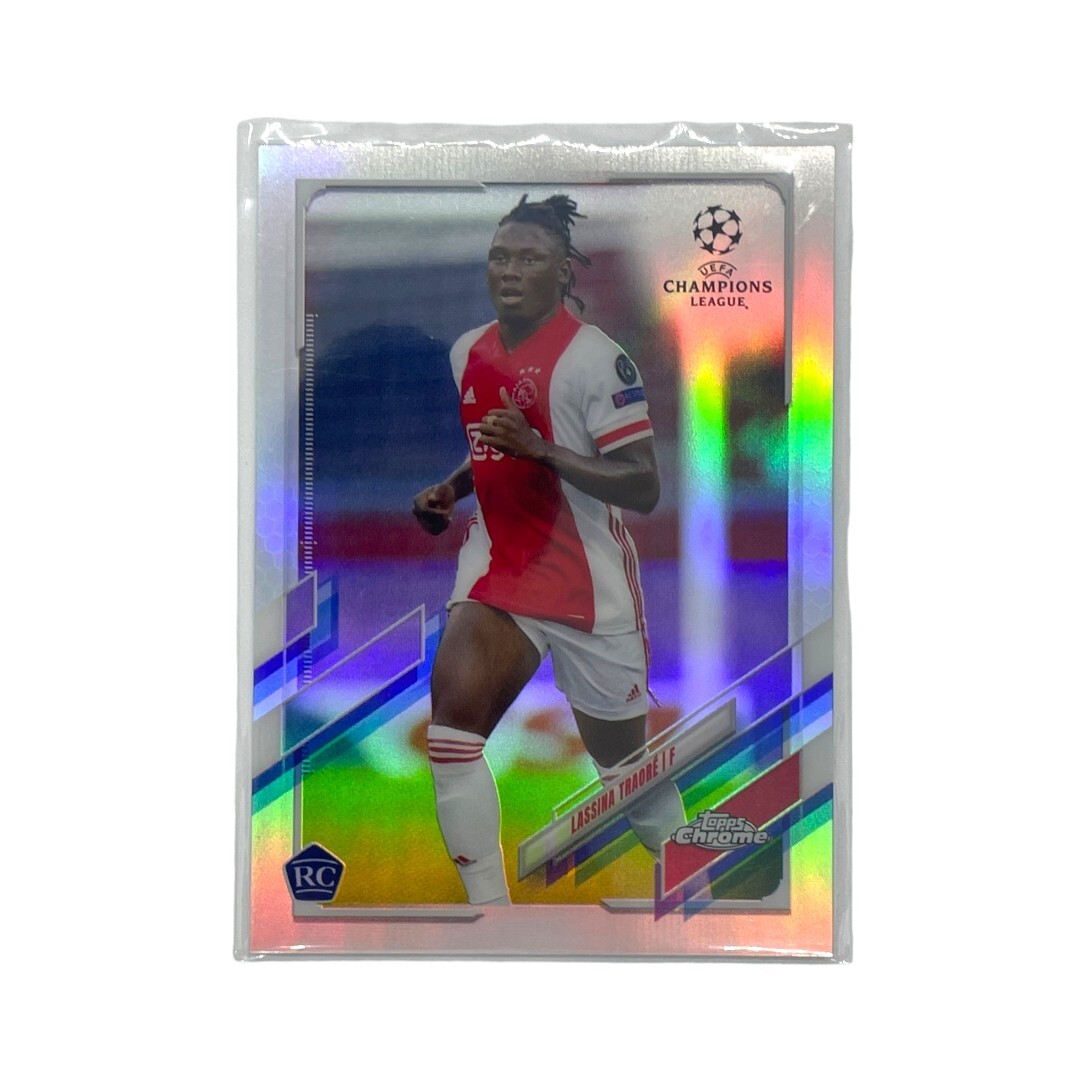 TOPPS サッカーカード CHROME REFRACTOR LASSINA TRAORE AJAX #60 中古 3拍卖