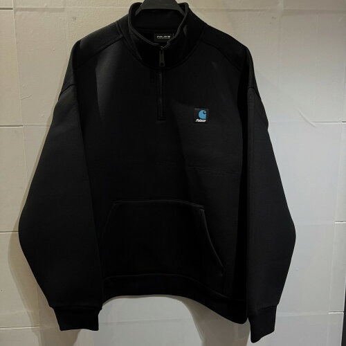 PALACE 24aw CARHARTT WIP CAR-LUX HALF ZIP SWEATSHIRT XLサイズ パレス×カーハート ハーフジップスウェットシャツ拍卖