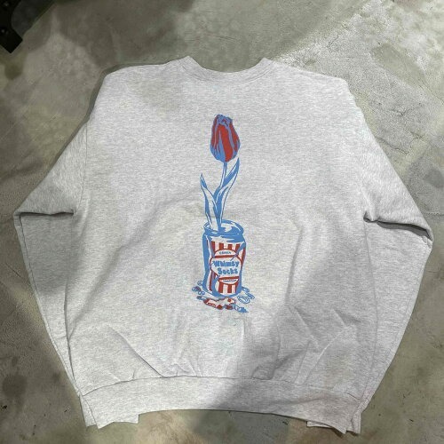 WASTED YOUTH x WHIMSY CAN CREW NECK SWEAT Lサイズ ウェイステッドユース ウィムジー フラワーカン クルーネックスウェット拍卖