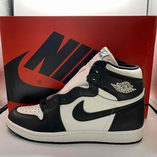 NIKE 2023 AIR JORDAN 1 HIGH 85 BLACK/WHITE 27.5cm BQ4422-001 ナイキ エアジョーダンワンハイ85 ブラック/ホワイト スニーカー拍卖