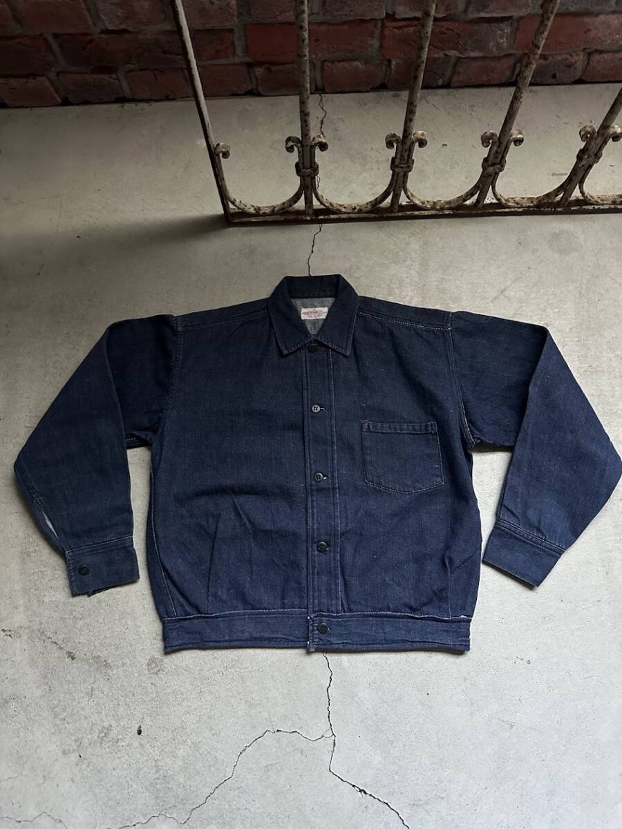 40'S UNION SUPPLY CO.,LTD DENIM WORK JACKET デニム ワーク ジャケット ビンテージ MADE IN JAPAN パカラ シャツ カバーオール拍卖