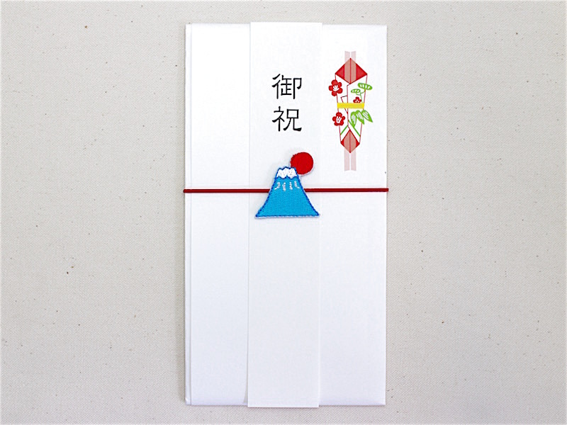 小さな刺繍が付いている祝儀袋 SY-41B 金封 トコナッツ拍卖