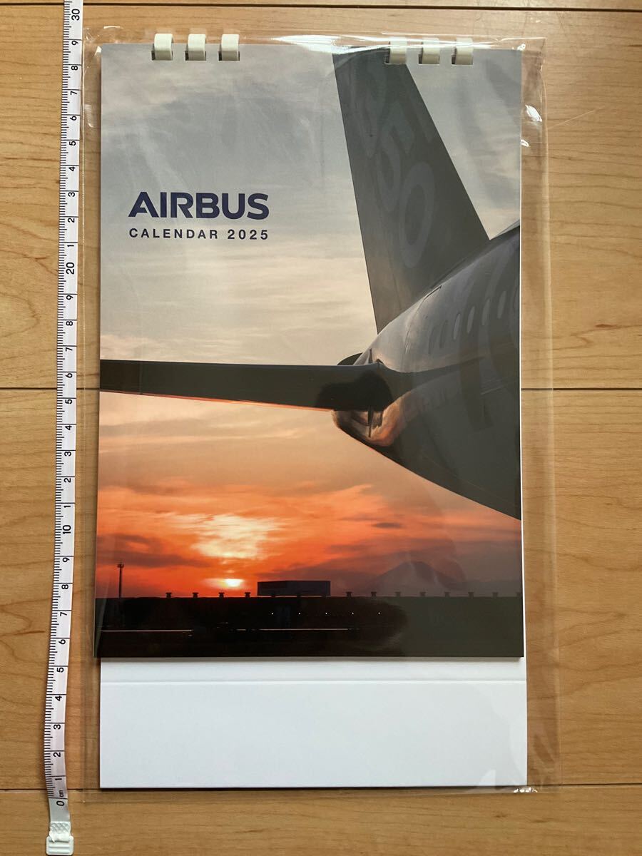 新品 2025年 卓上カレンダー エアバス AIRBUS 航空機拍卖
