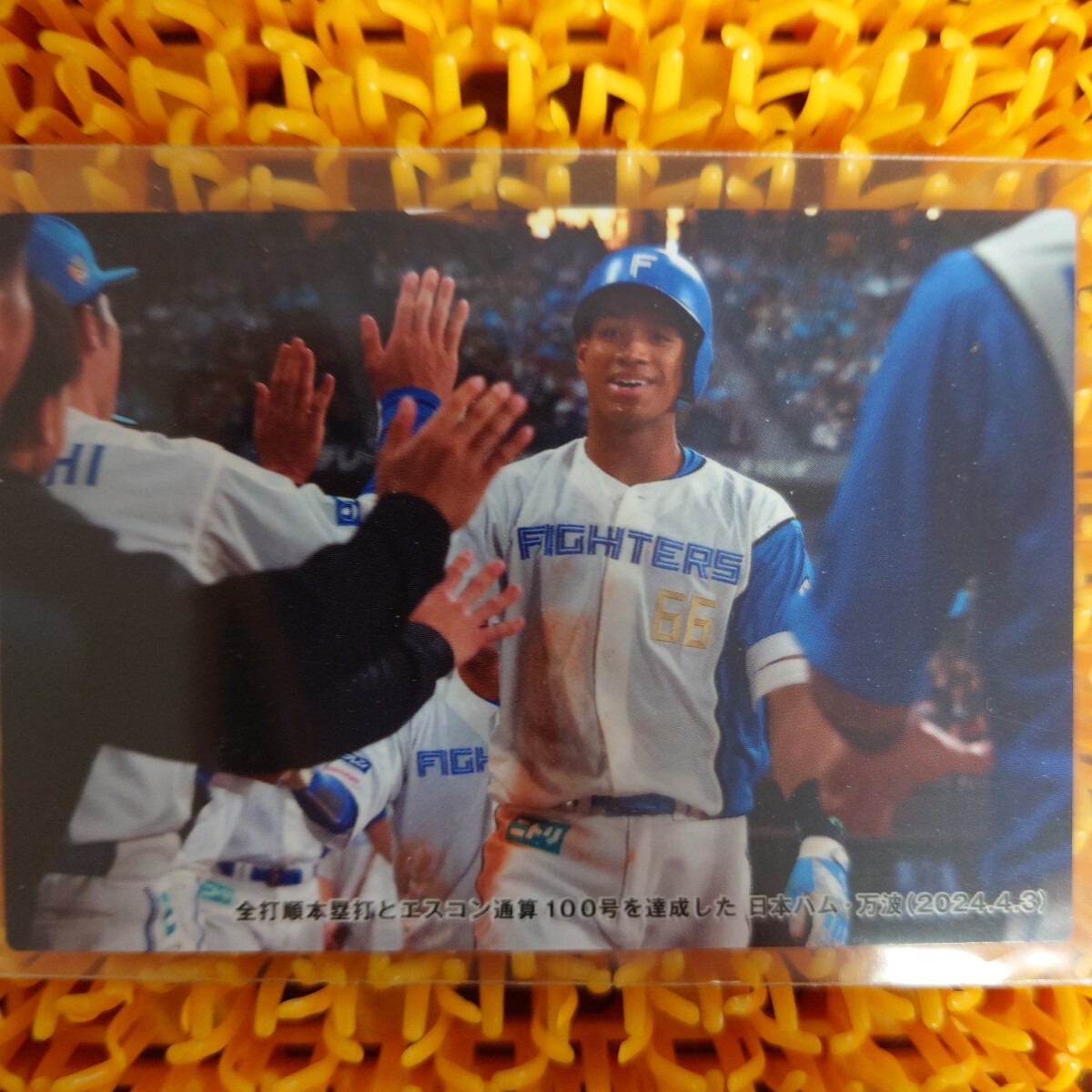 カルビー プロ野球チップス 日本ハム 万波チェックリストカード C-12拍卖