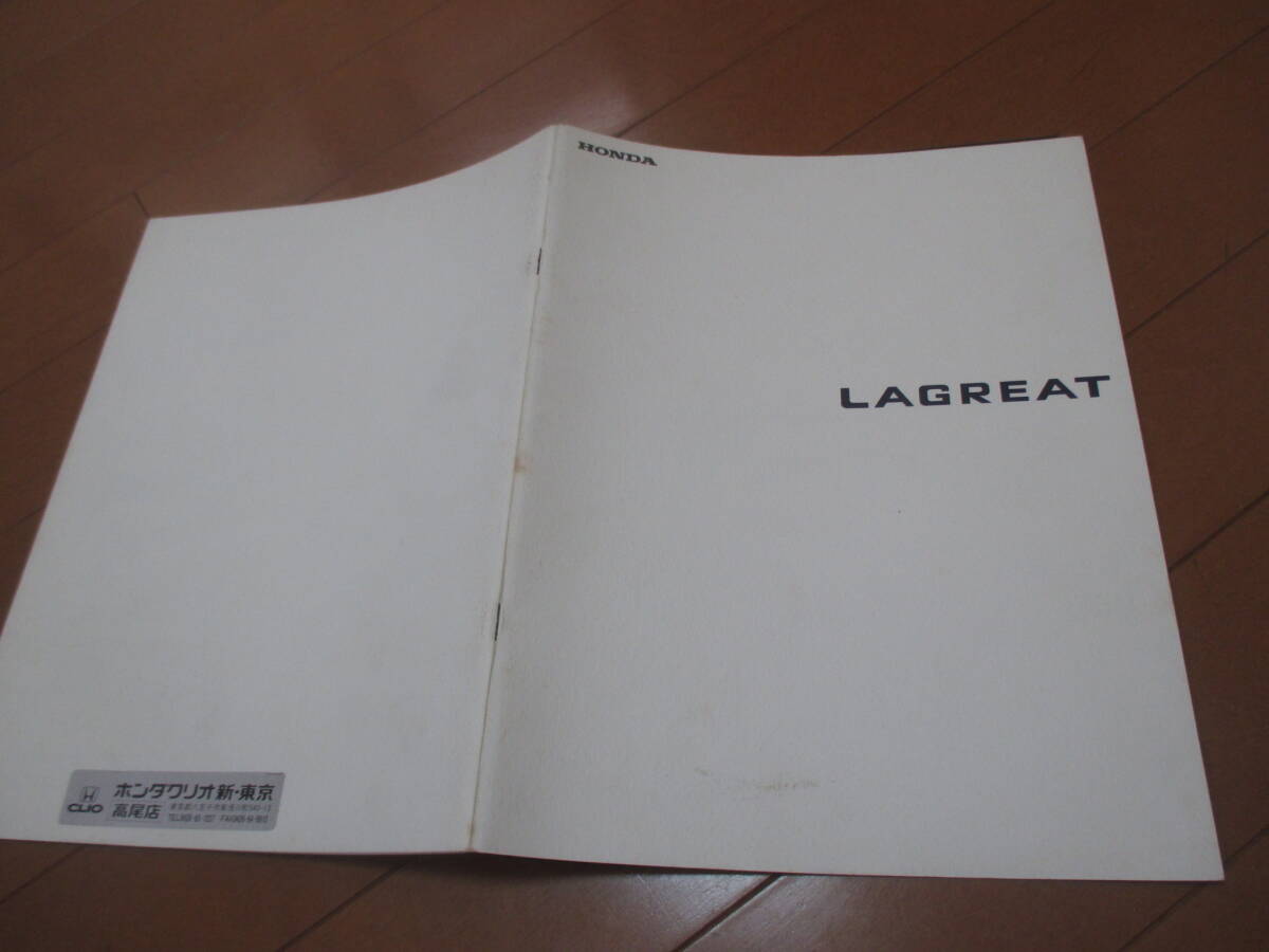 47912 カタログ ■ホンダ ラグレイト■1999.6 発行●34 ページ拍卖