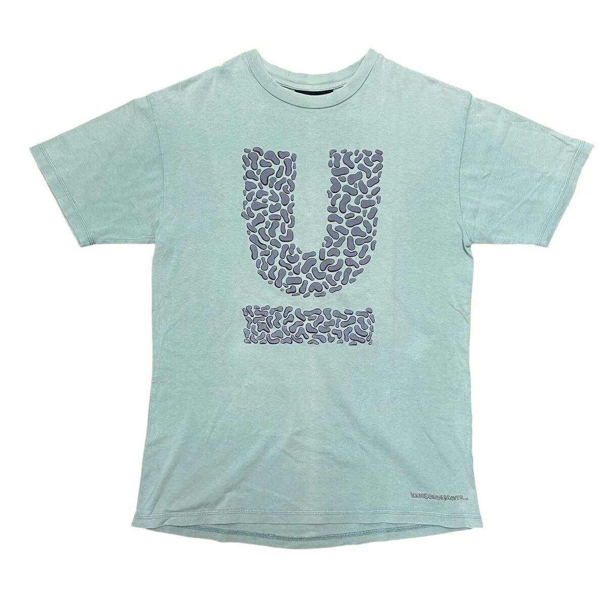 【KAWS × UNDERCOVER カウズ アンダーカバー 2000SS ロゴ Tシャツ メンズM artscabut期 5685 JUN TAKAHASHI ミントグリーン JONIO】拍卖