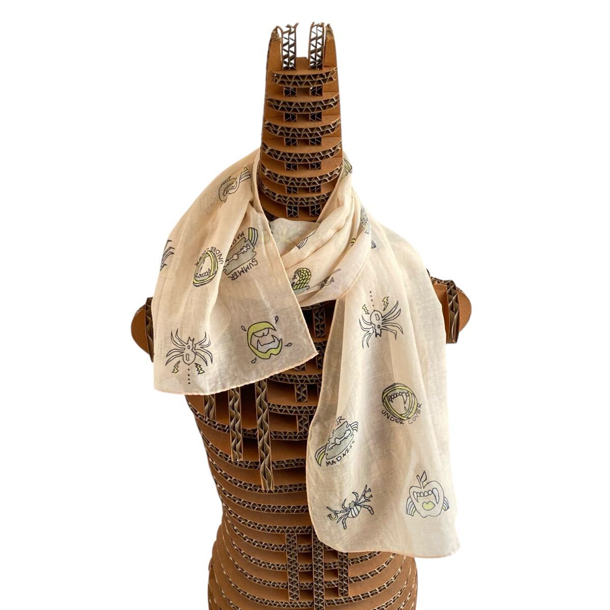 【希少 アンダーカバー UNDERCOVERISM 2008SS summer madness期 シルク混 ストール artscabut期 685 JUN TAKAHASHI JONIO】拍卖