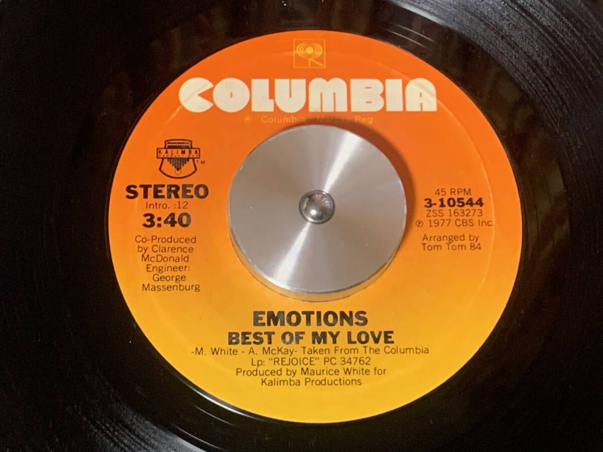 EMOTIONS ♪BEST OF MY LOVE 7インチ 45拍卖