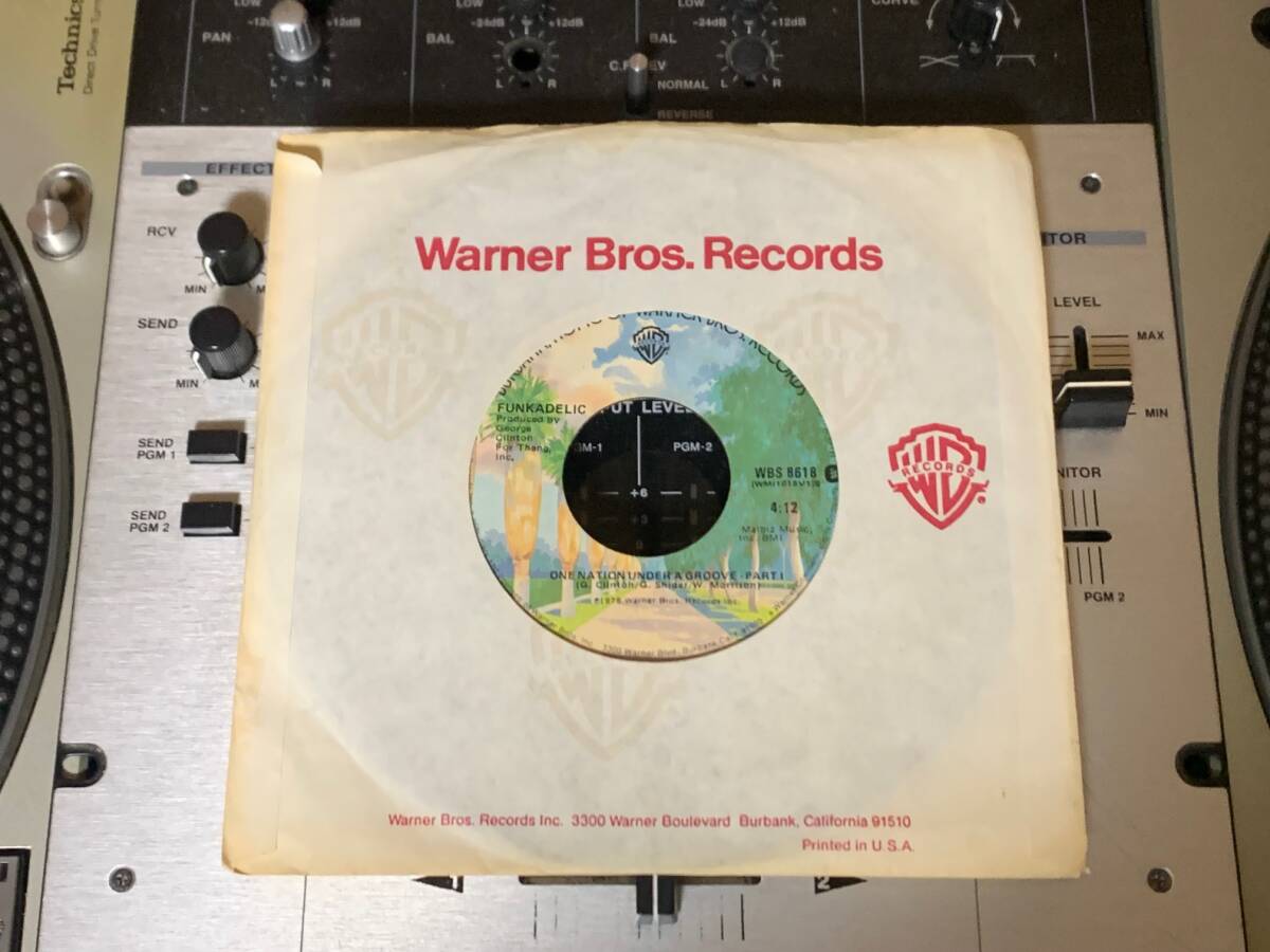 FUNKADELIC ♪ONE NATION UNDER A GROOVE 7インチ 45拍卖