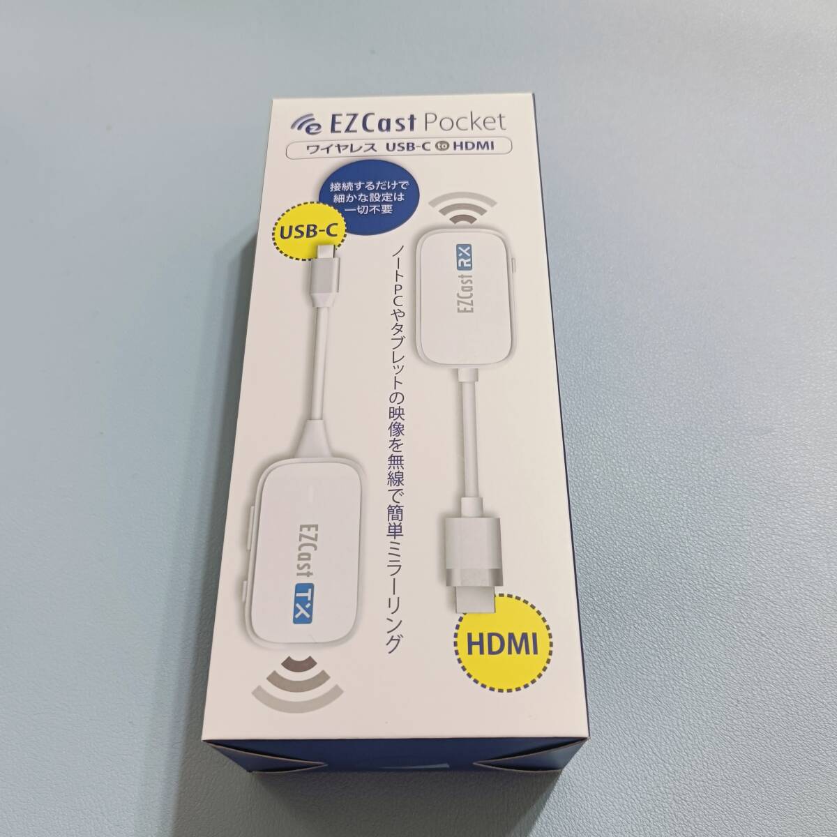 未使用 EZCast Pocket ワイヤレス 無線 USB-C to HDMI タイプ拍卖